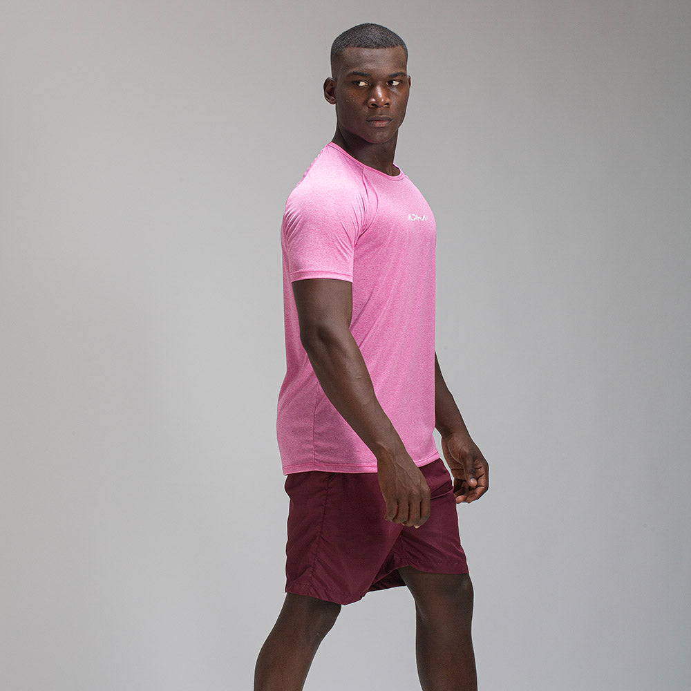 Camiseta Dry Fit New Fluid Mescla Rosa