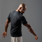 Camiseta Apex Dry Middle Lupus Preto - Sem Costura