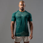 Camiseta Apex Dry Middle Lupus Verde - Sem Costura