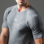 Camiseta Apex Dry Middle Lupus Cinza - Sem Costura