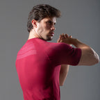 Camiseta Apex Dry New Tenacity Vinho - Sem Costura