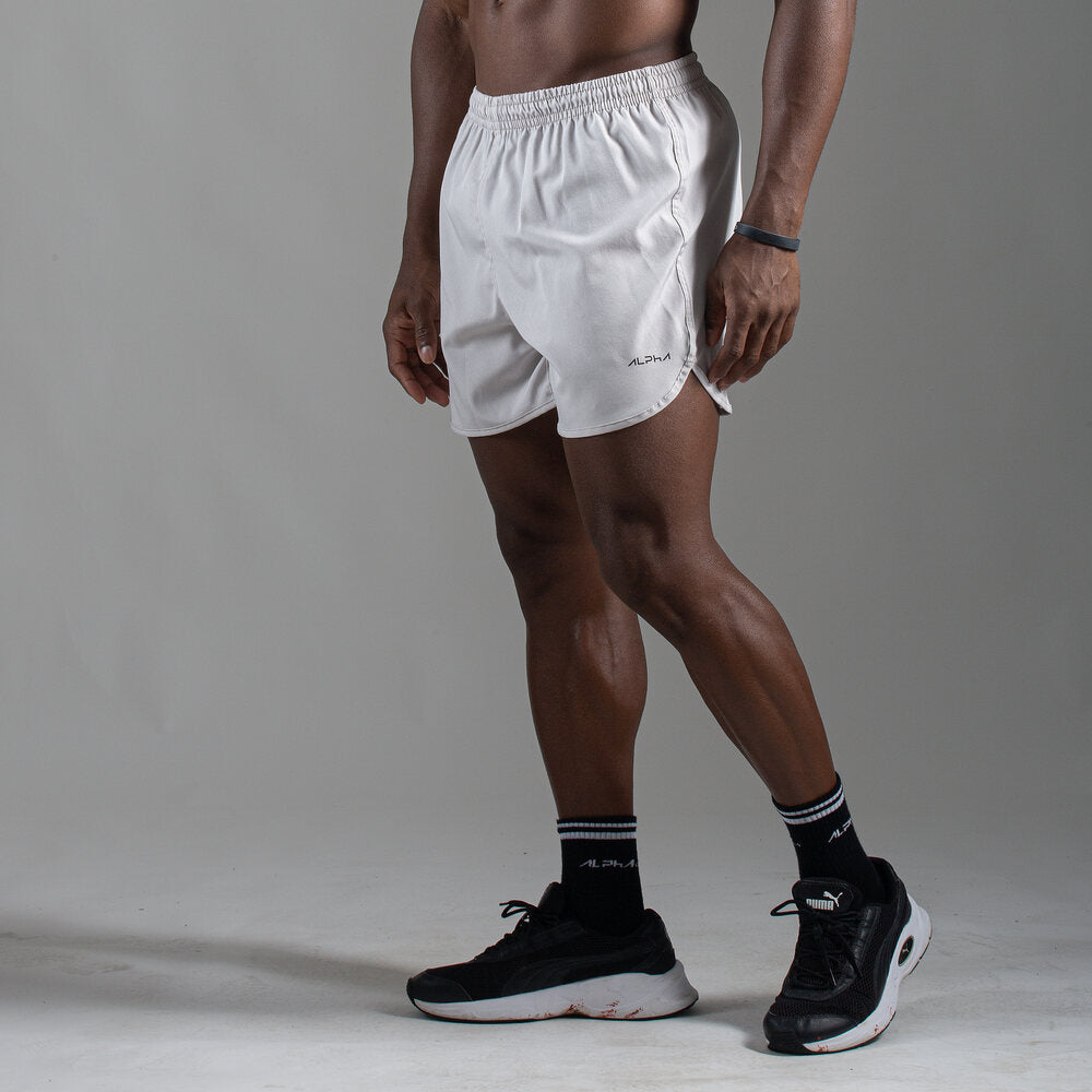 Short Corrida Masculino Dry Fit - Cinza