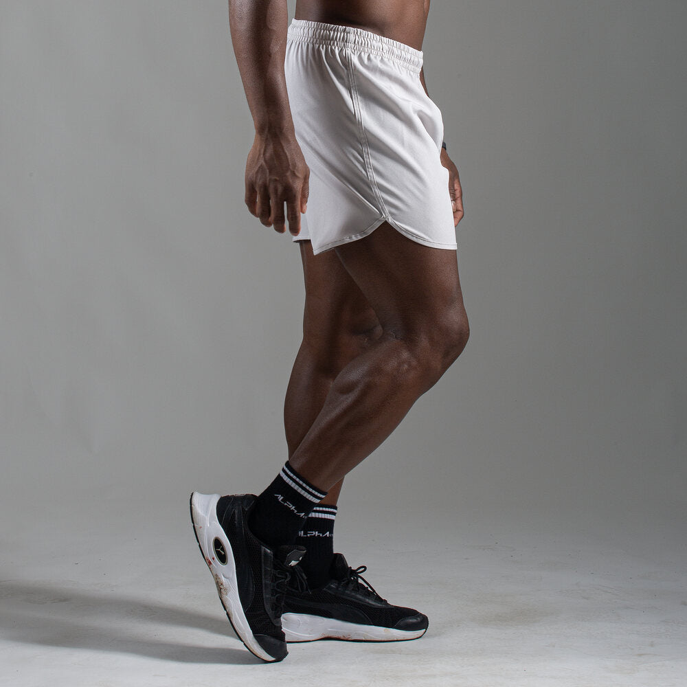Short Corrida Masculino Dry Fit - Cinza