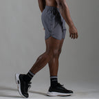 Short Corrida Masculino Dry Fit - Chumbo