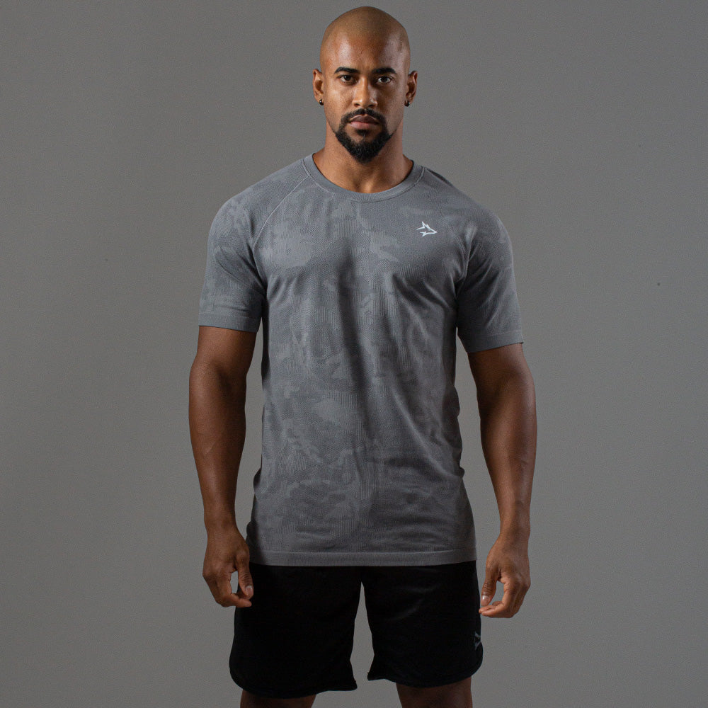 Camiseta Apex Dry New Lupus Cinza - Sem Costura