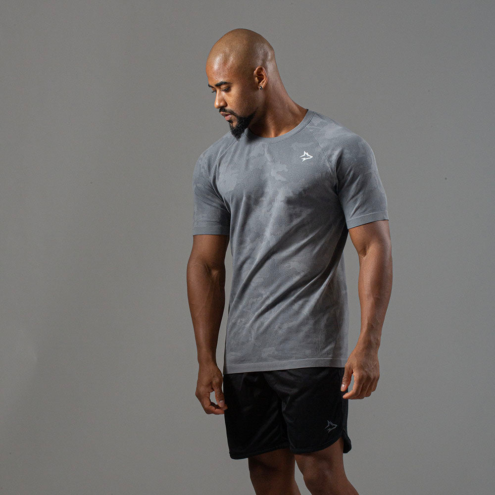 Camiseta Apex Dry New Lupus Cinza - Sem Costura