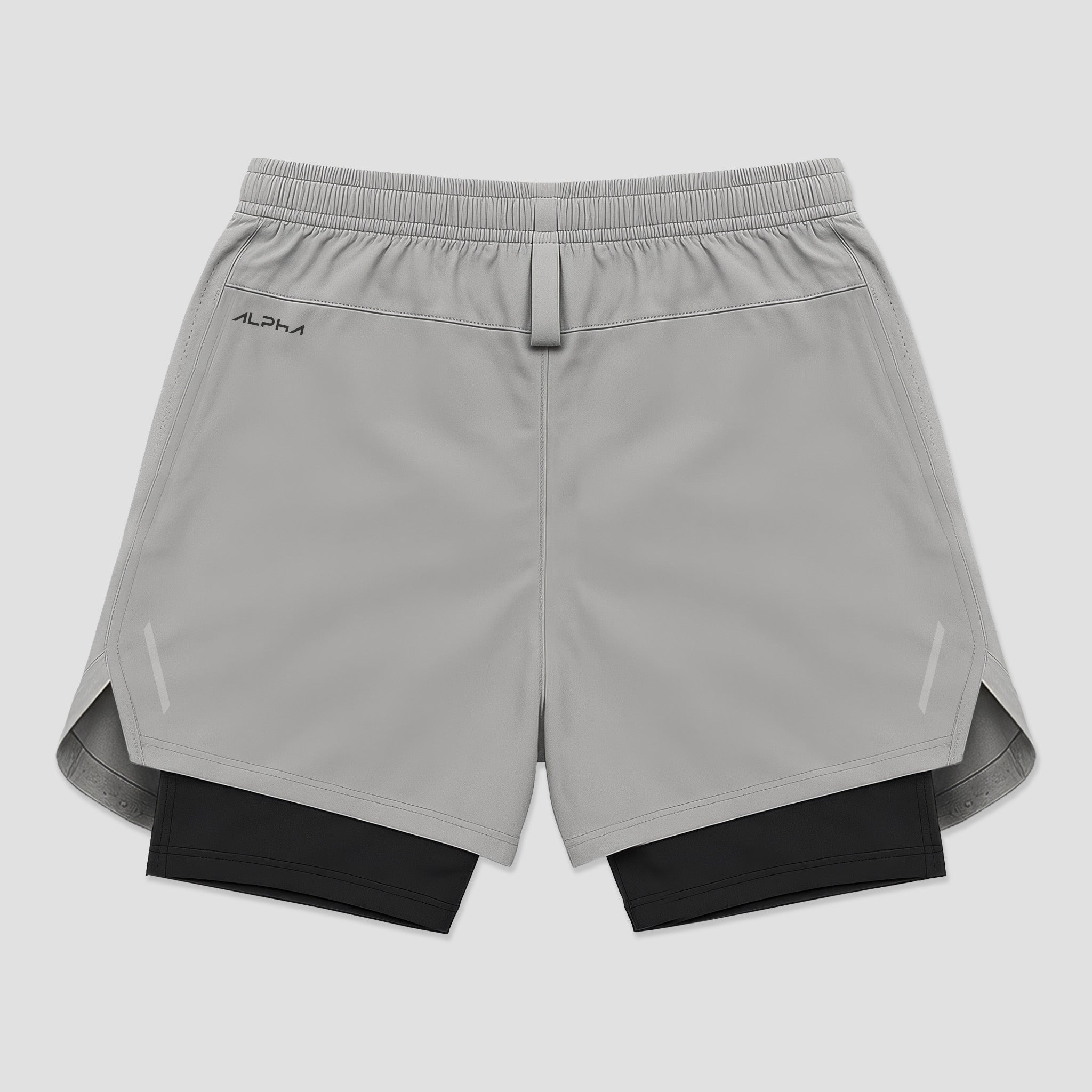 Short Dry Fit Compressão Fluid Cinza