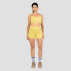 Conjunto Basic Feminino Top e Short - New Horizon Amarelo Cítrico
