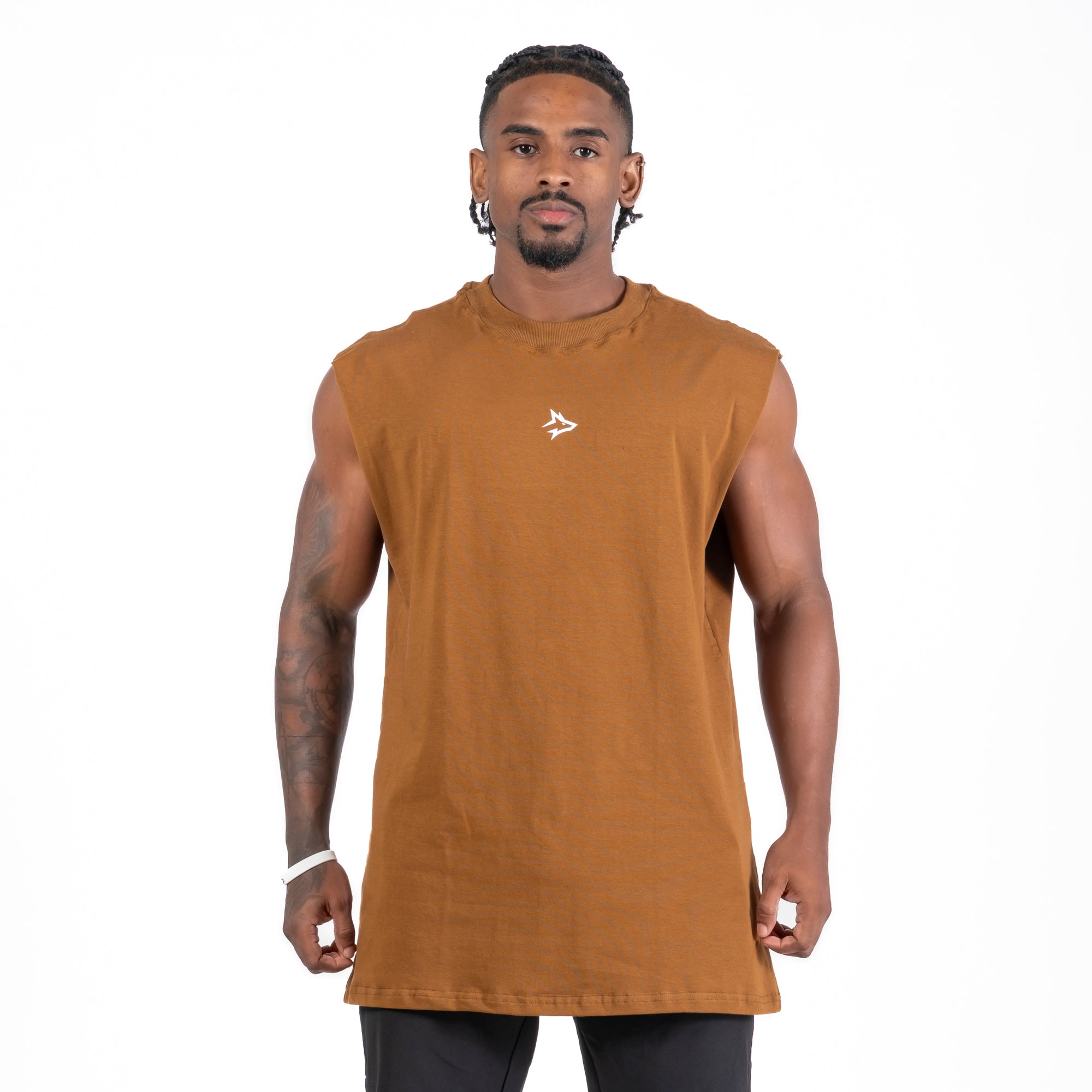 Regata Machão Oversized Hunter Caramelo