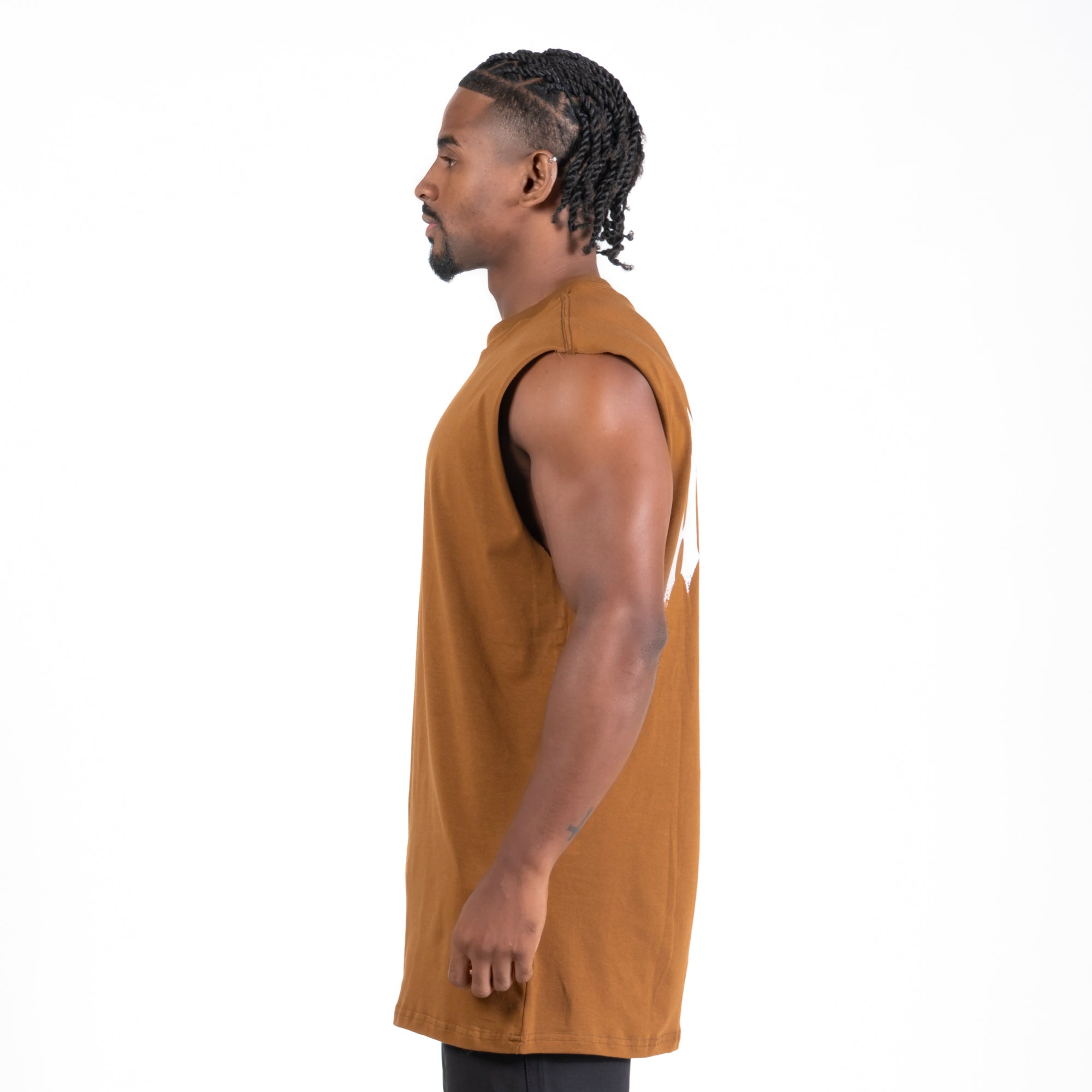 Regata Machão Oversized Hunter Caramelo