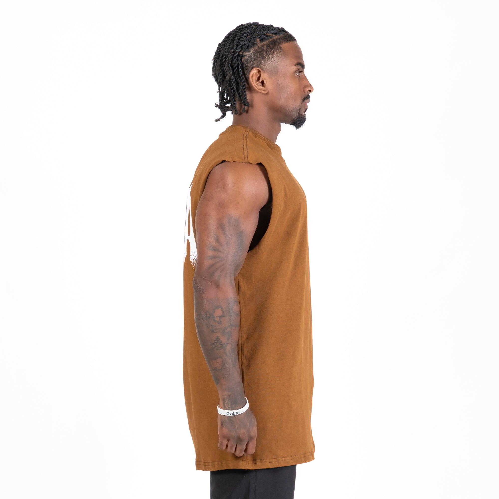 Regata Machão Oversized Hunter Caramelo