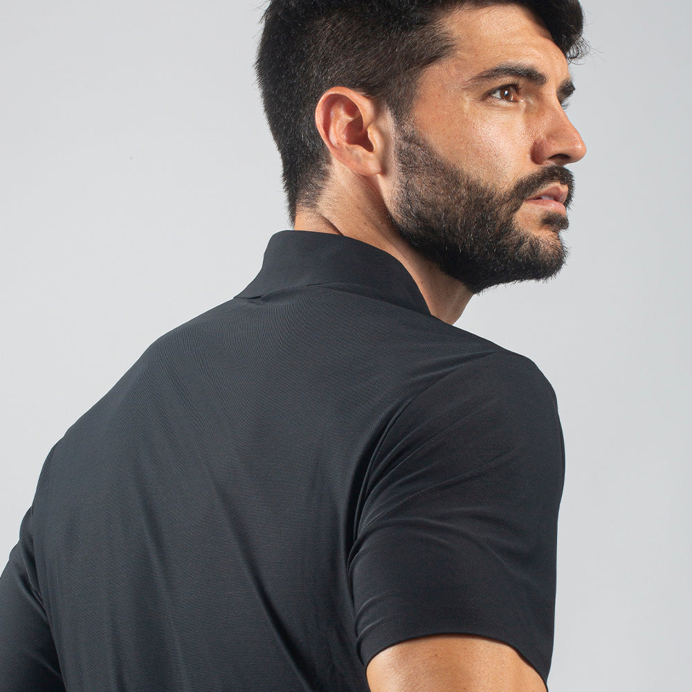 Camisa Polo Dry Fit Lupus Preto