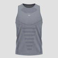 Regata Apex Dry Tank Cinza - Sem Costura