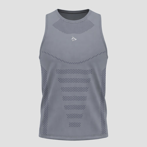 Regata Apex Dry Core Cinza - Sem Costura