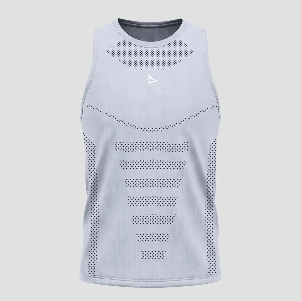 Regata Apex Dry Core Cinza Gelo - Sem Costura