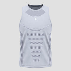 Regata Apex Dry Core Cinza Gelo - Sem Costura