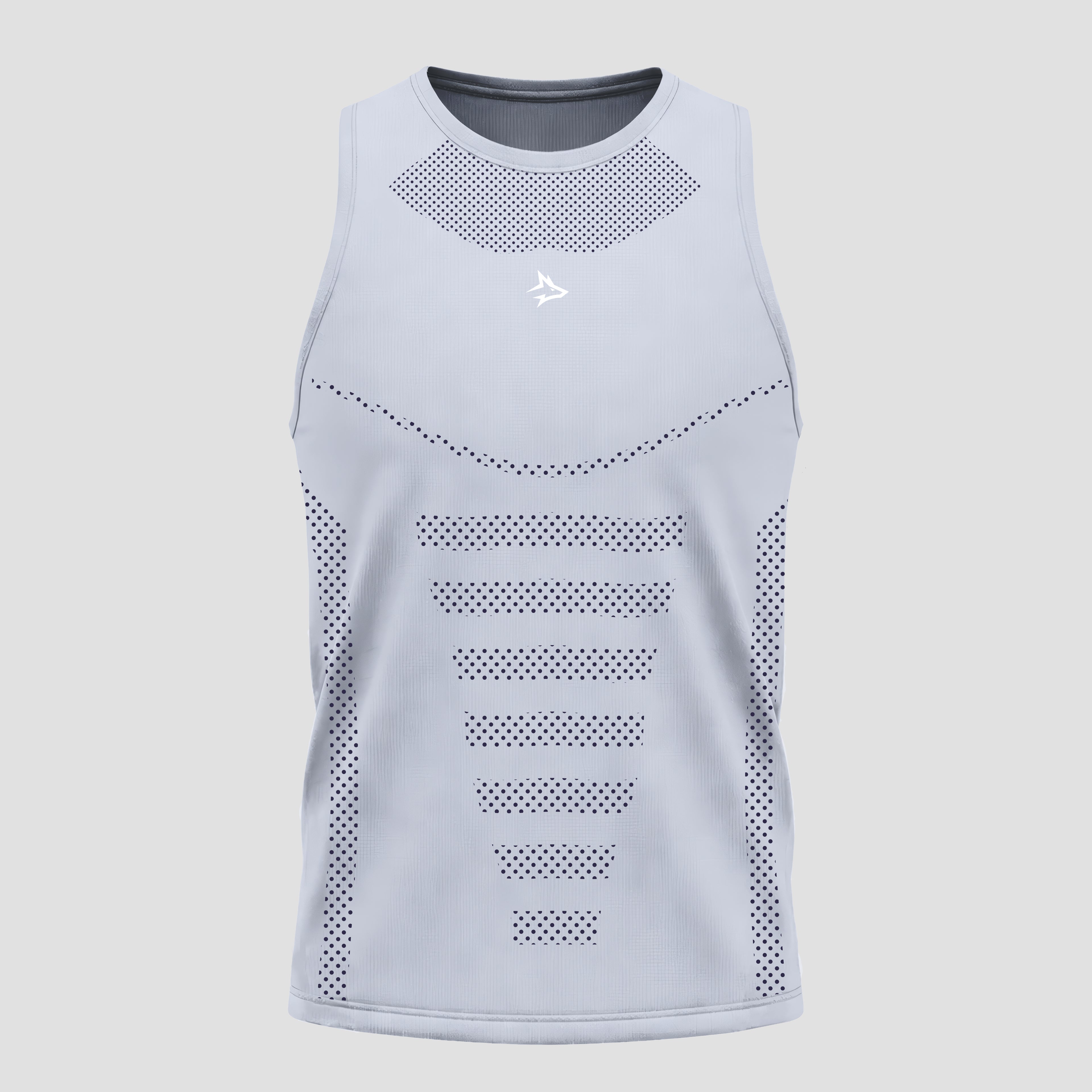 Regata Apex Dry Core Cinza Gelo - Sem Costura