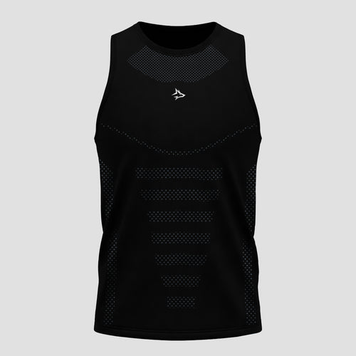 Regata Apex Dry Core Preto - Sem Costura