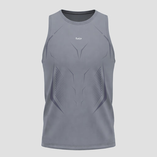 Regata Apex Dry Tank Cinza - Sem Costura