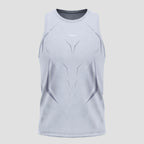 Regata Apex Dry Tank Cinza Gelo - Sem Costura