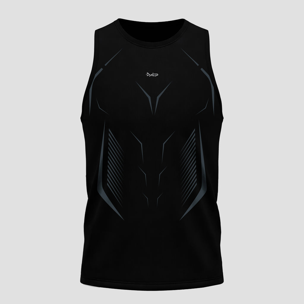 Regata Apex Dry Tank Preto - Sem Costura