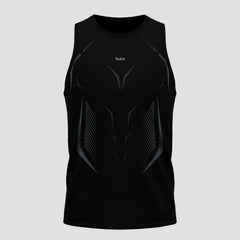 Regata Apex Dry Tank Preto - Sem Costura