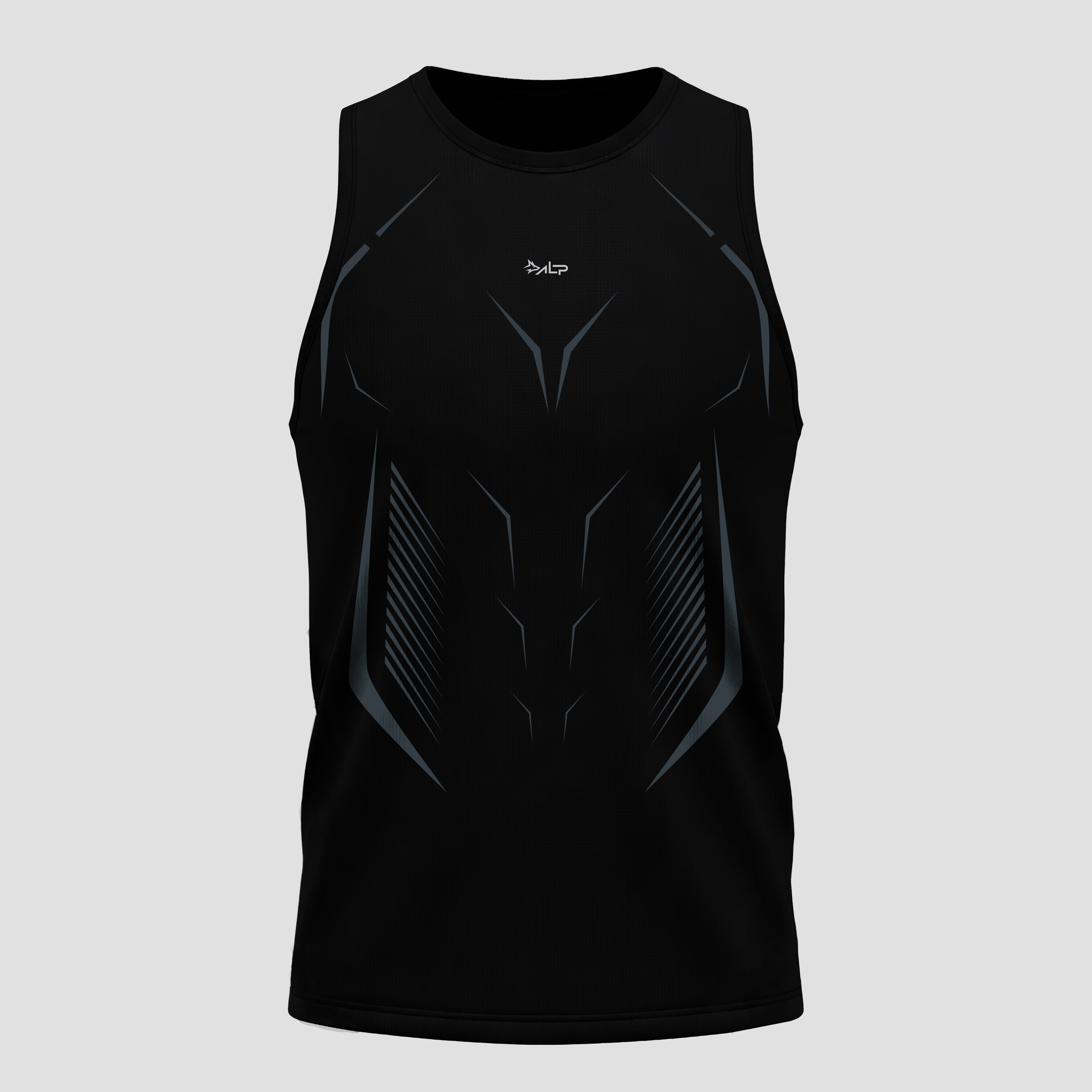 Regata Apex Dry Tank Preto - Sem Costura