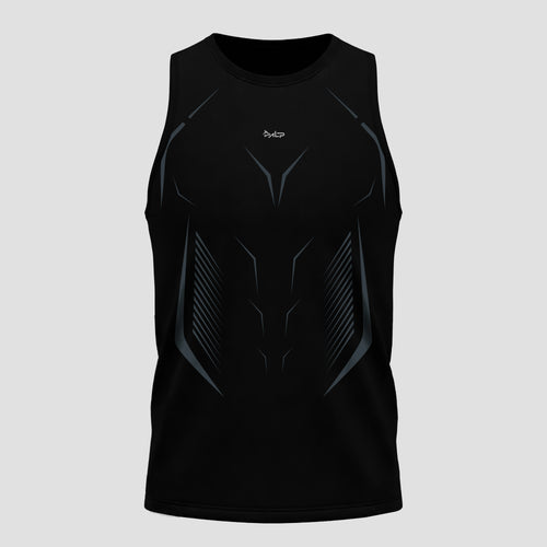 Regata Apex Dry Tank Preto - Sem Costura