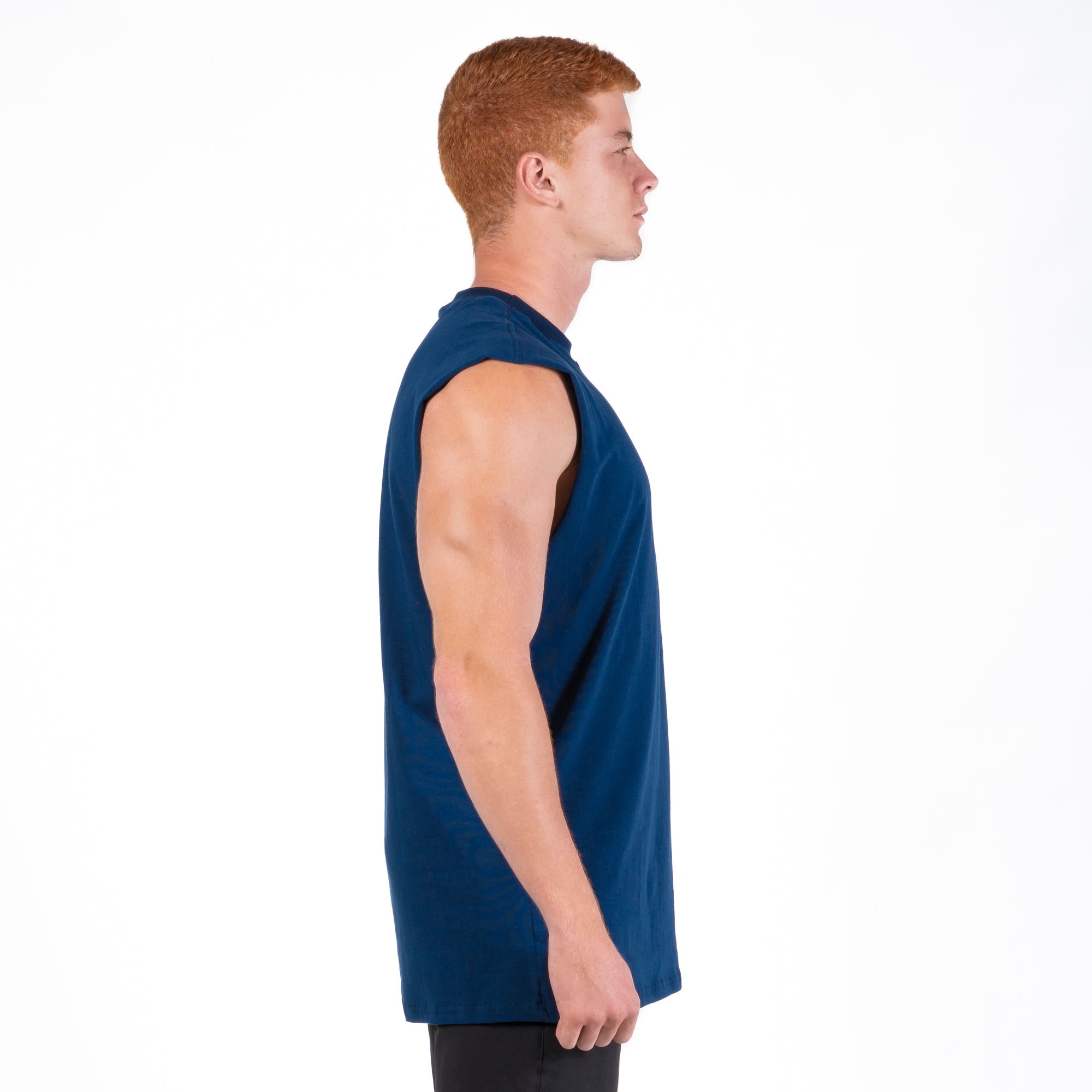 Regata Machão Oversized Legacy Azul Marinho