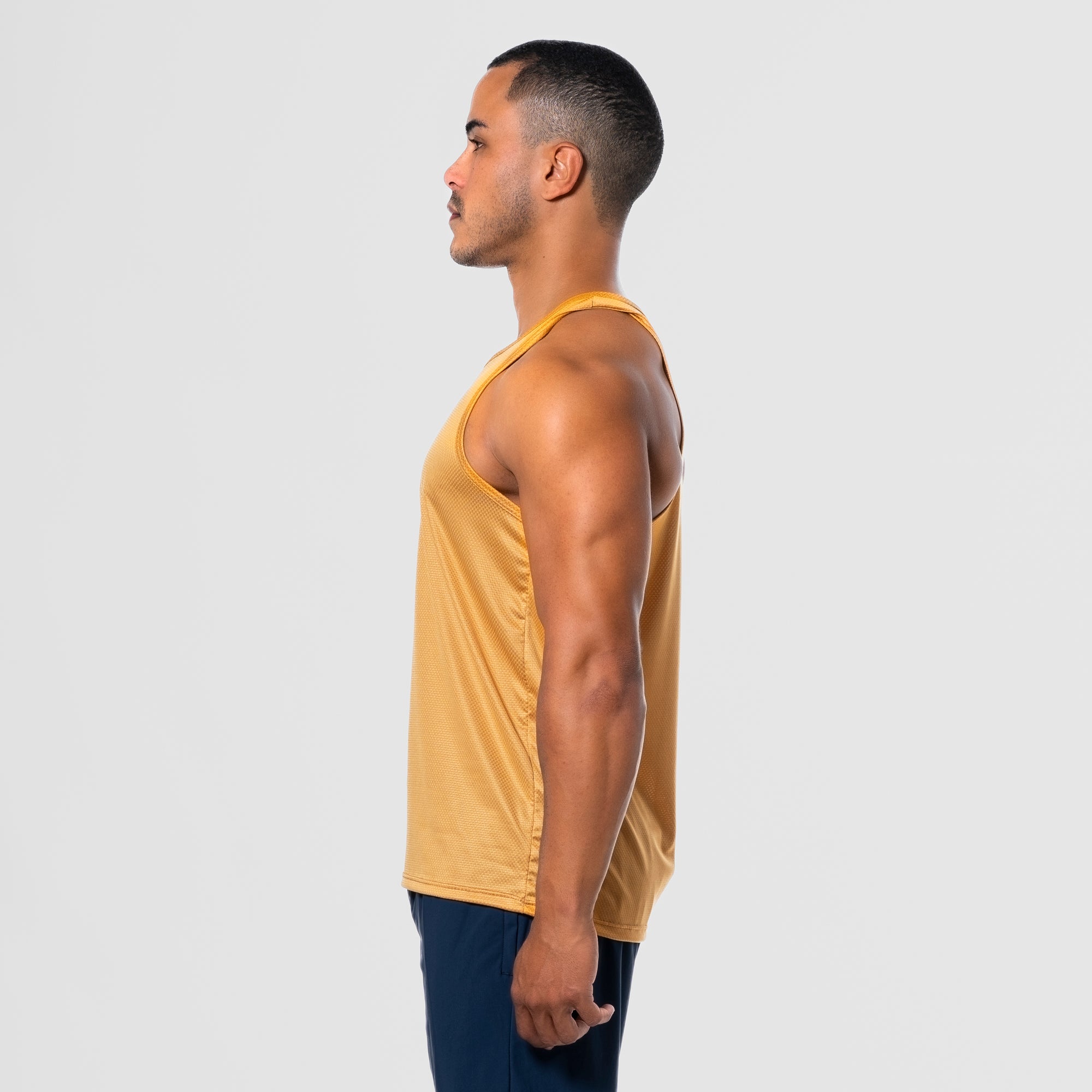 Regata Nadador Dry Fit Middle Lupus Amarelo Mostarda