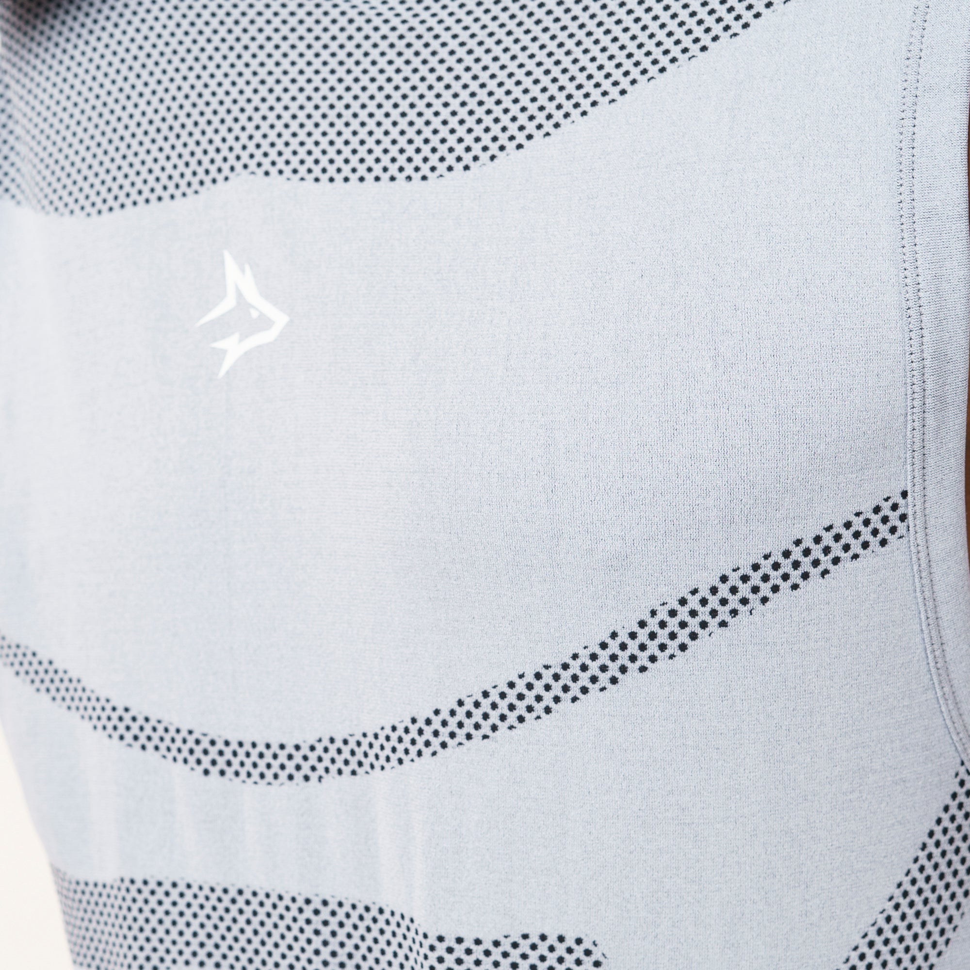 Regata Apex Dry Core Cinza Gelo - Sem Costura