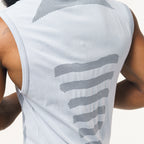 Regata Apex Dry Core Cinza Gelo - Sem Costura