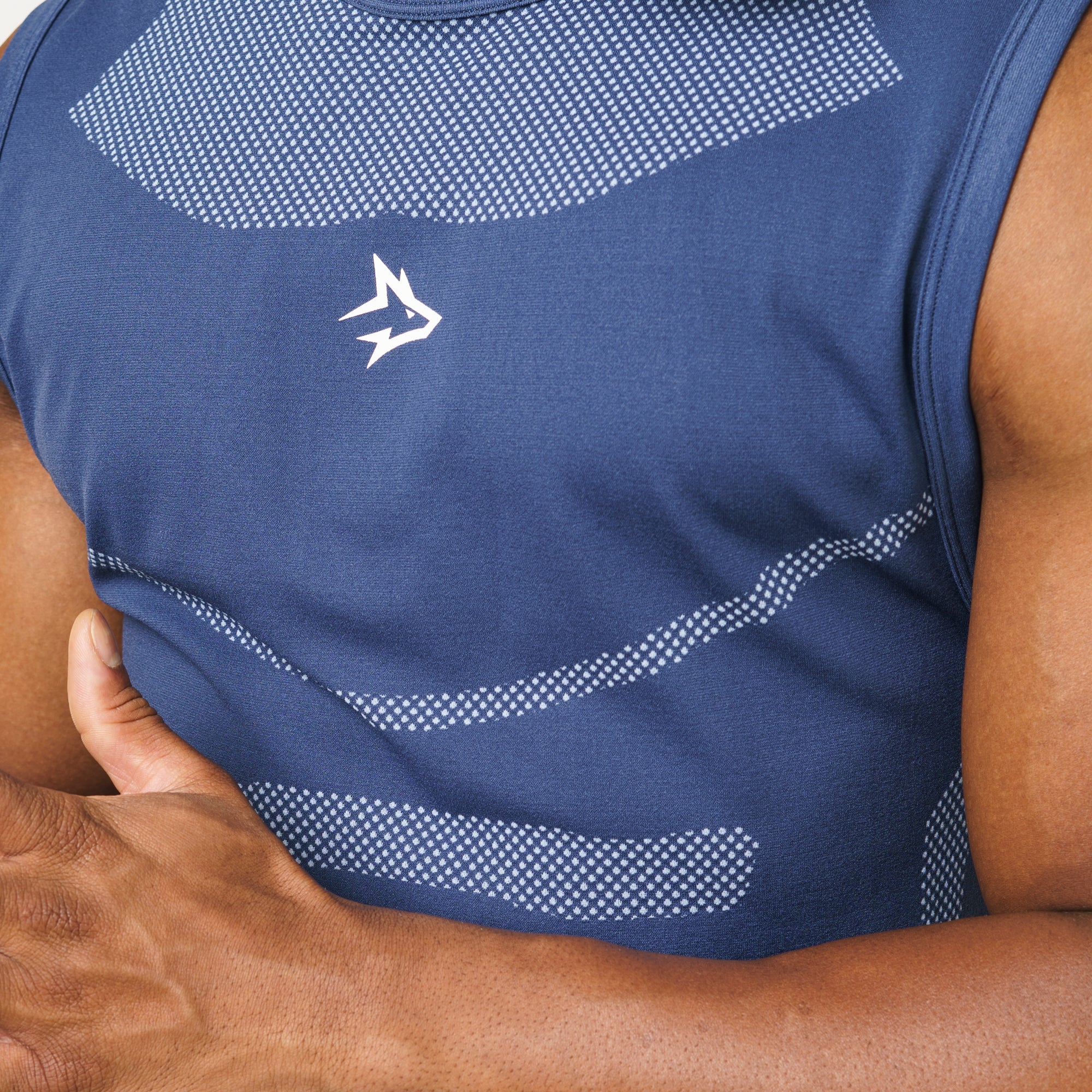 Regata Apex Dry Core Marinho - Sem Costura