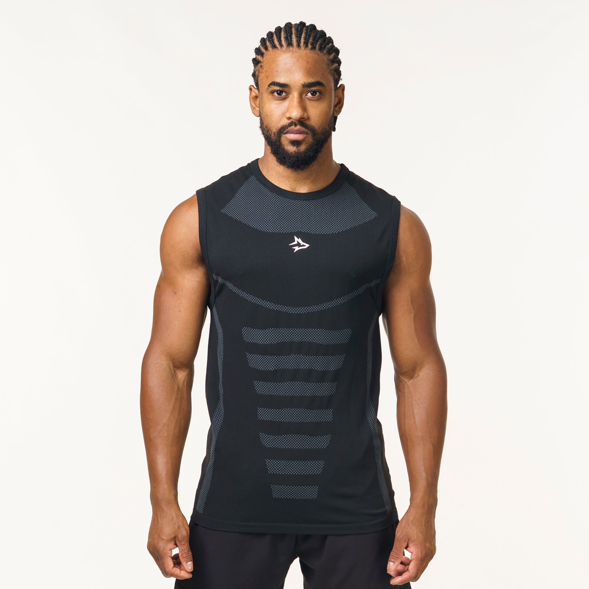 Regata Apex Dry Core Preto - Sem Costura