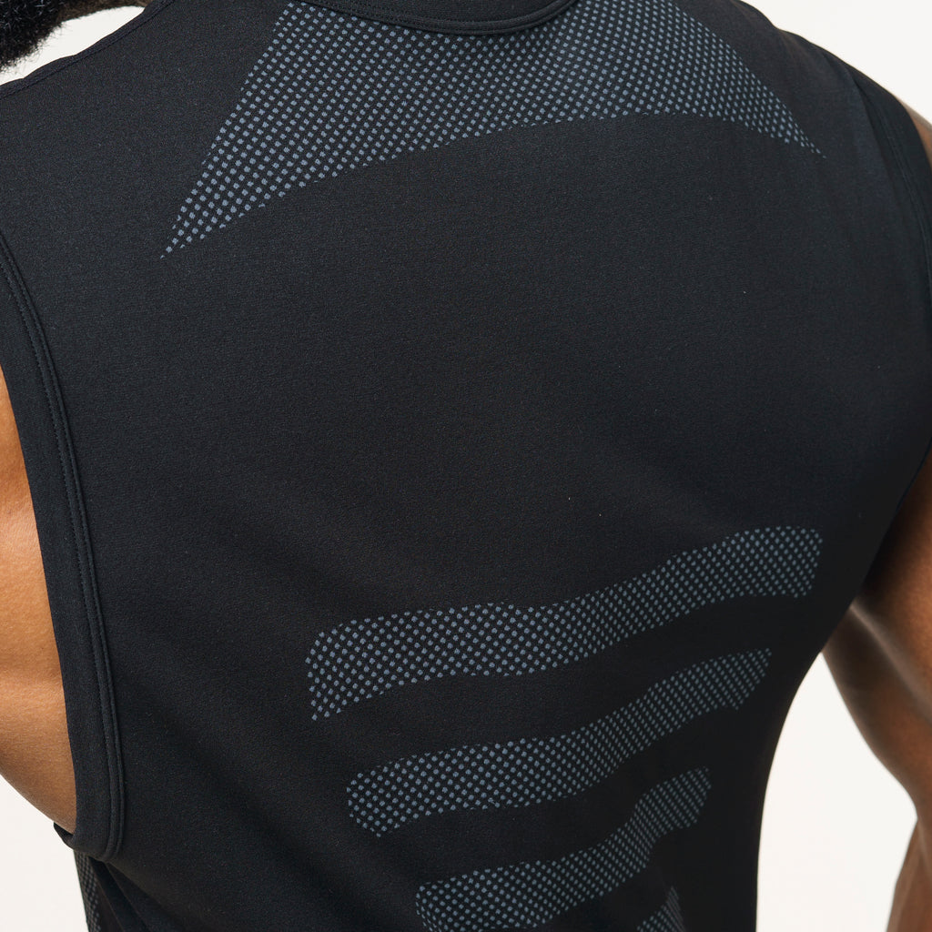 Regata Apex Dry Core Preto - Sem Costura