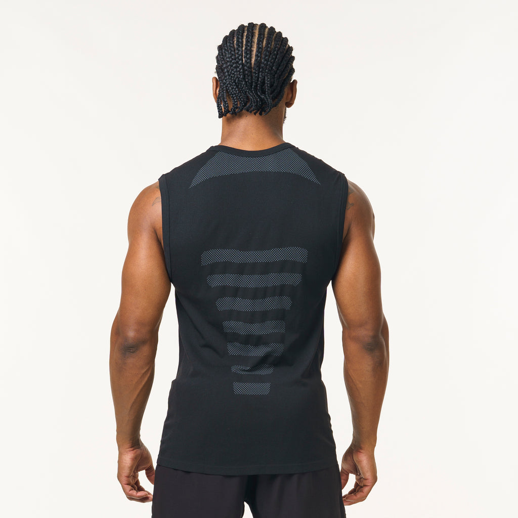 Regata Apex Dry Core Preto - Sem Costura