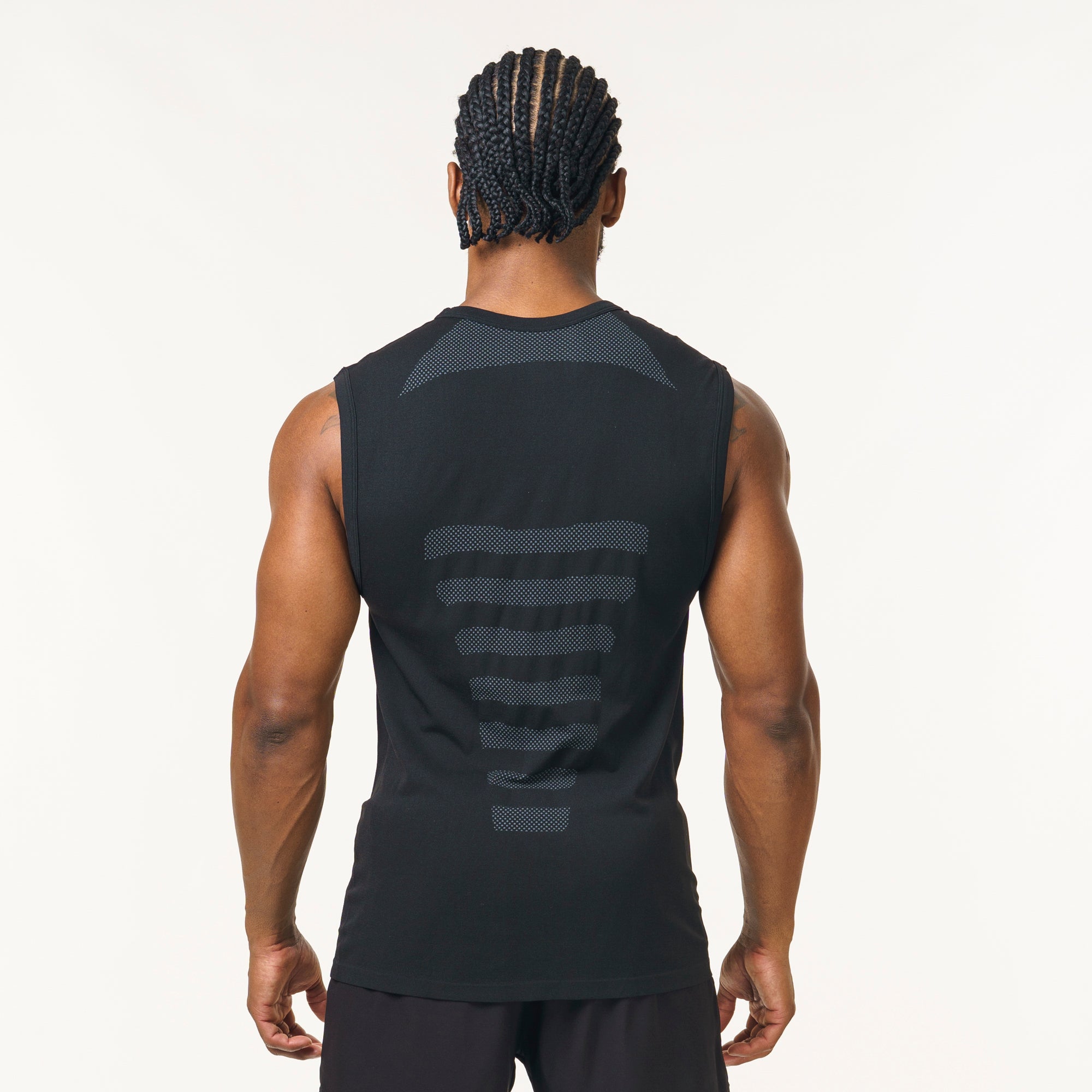 Regata Apex Dry Core Preto - Sem Costura
