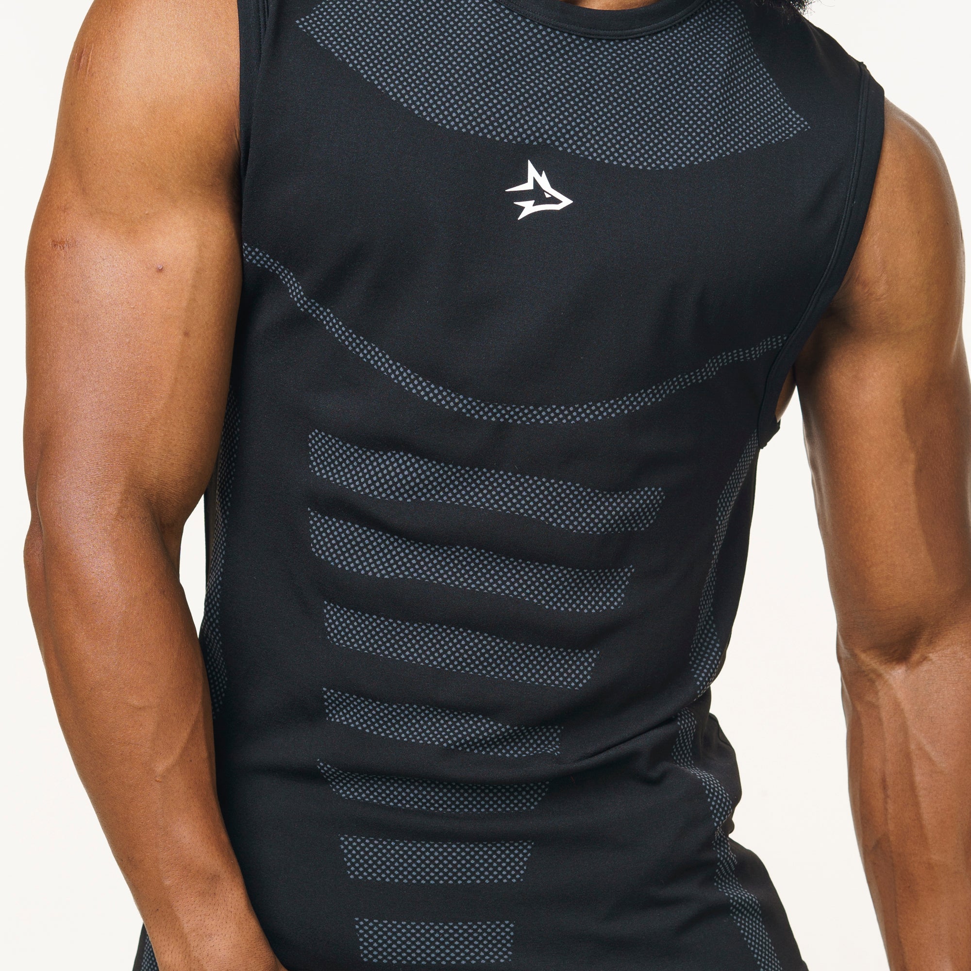 Regata Apex Dry Core Preto - Sem Costura