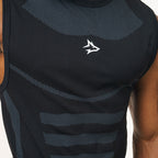 Regata Apex Dry Core Preto - Sem Costura