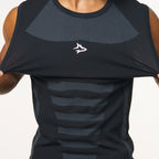 Regata Apex Dry Core Preto - Sem Costura