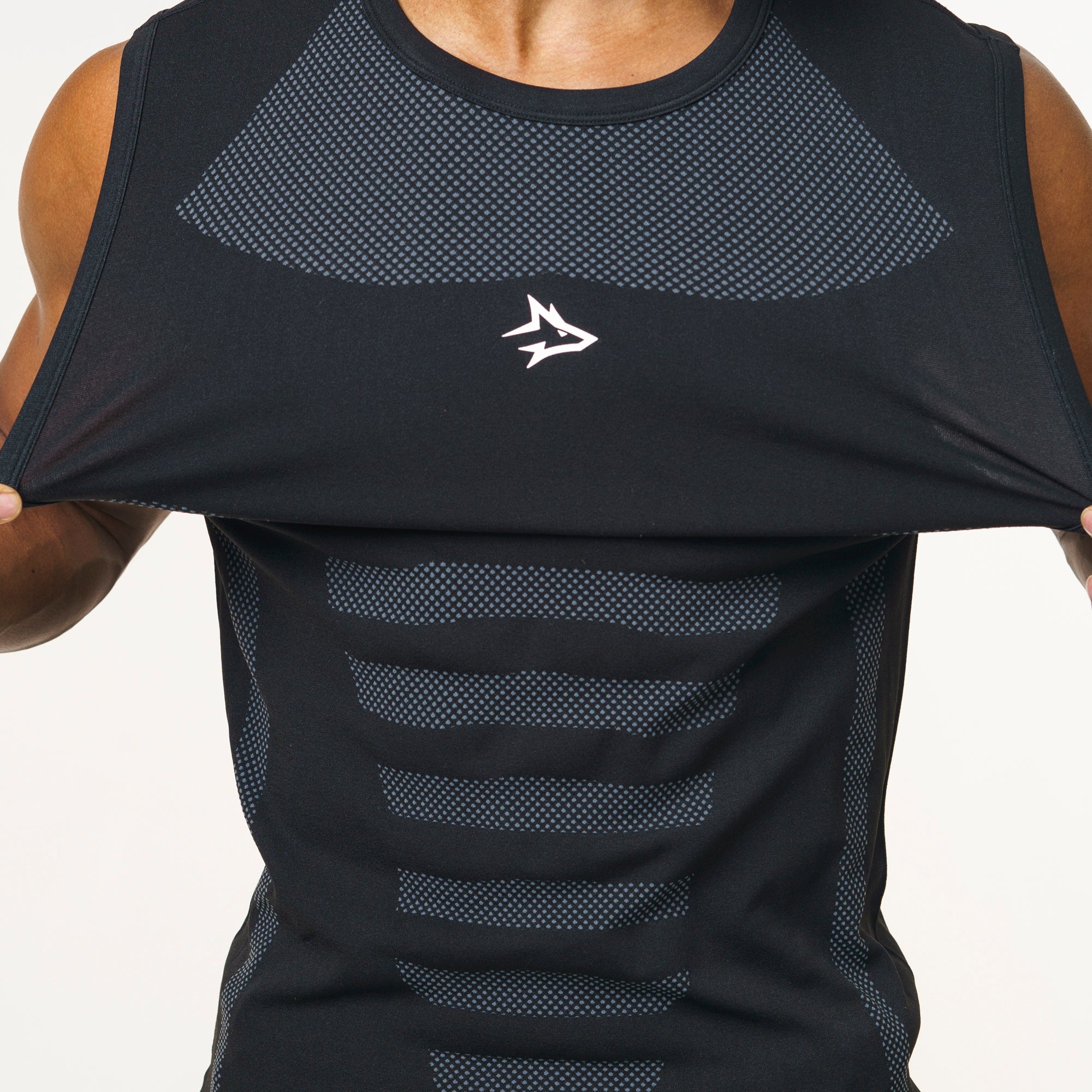 Regata Apex Dry Core Preto - Sem Costura