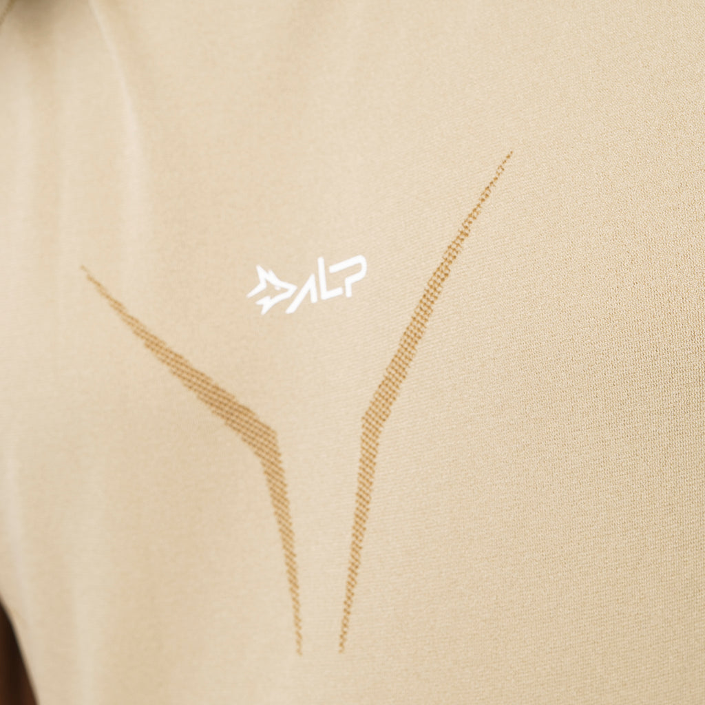 Regata Apex Dry Core Caqui - Sem Costura