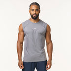 Regata Apex Dry Tank Cinza - Sem Costura