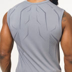 Regata Apex Dry Tank Cinza - Sem Costura