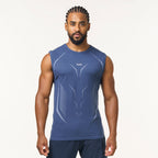 Regata Apex Dry Tank Marinho - Sem Costura