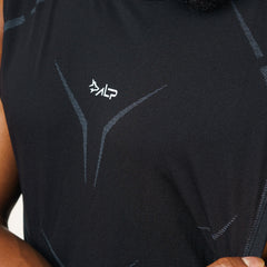Regata Apex Dry Tank Preto - Sem Costura