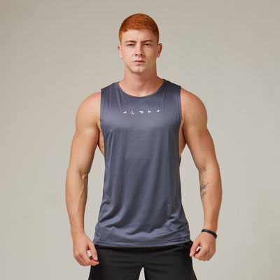 Regata Machão Dry Fit Horizon Cinza Sombra