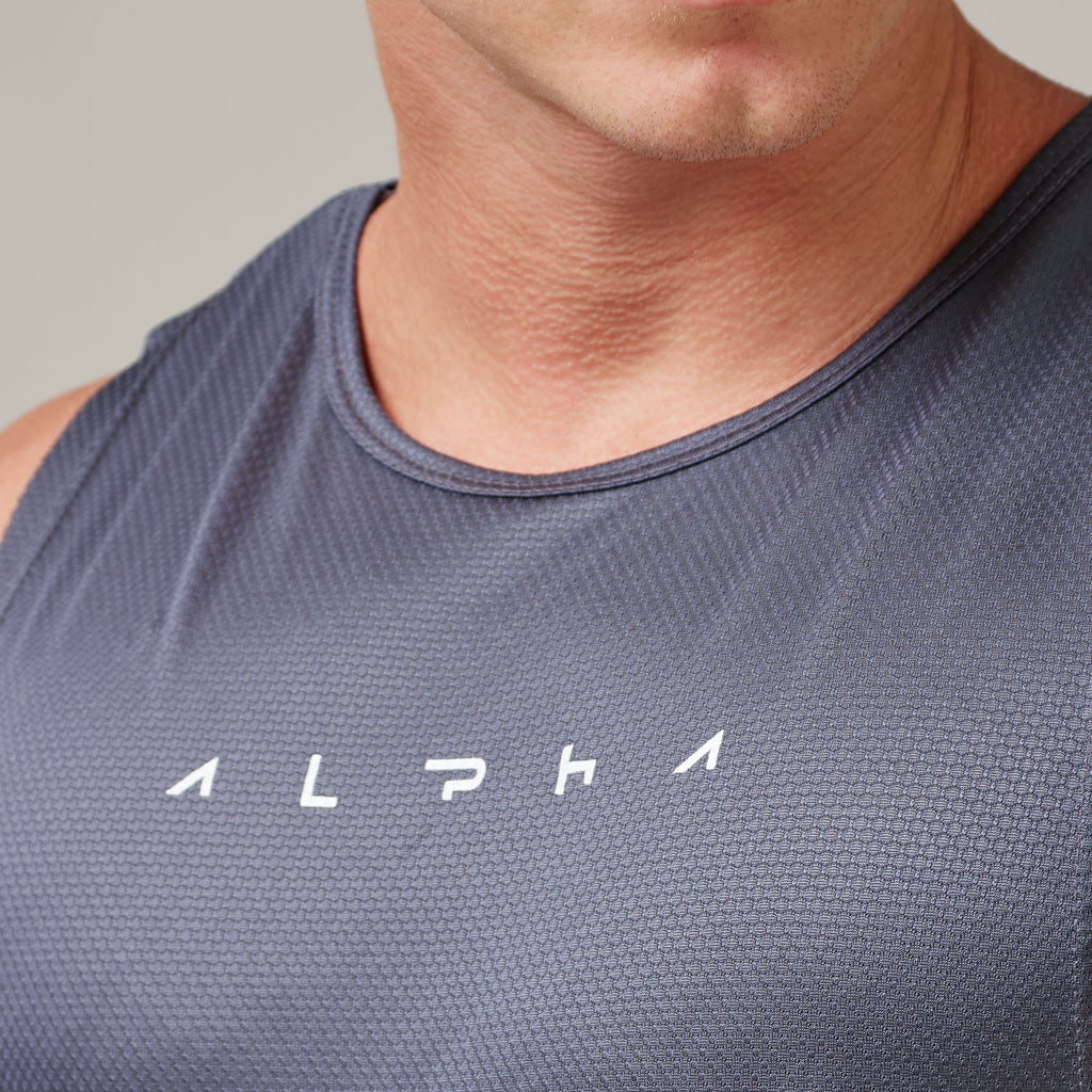 Regata Machão Dry Fit Horizon Cinza Sombra