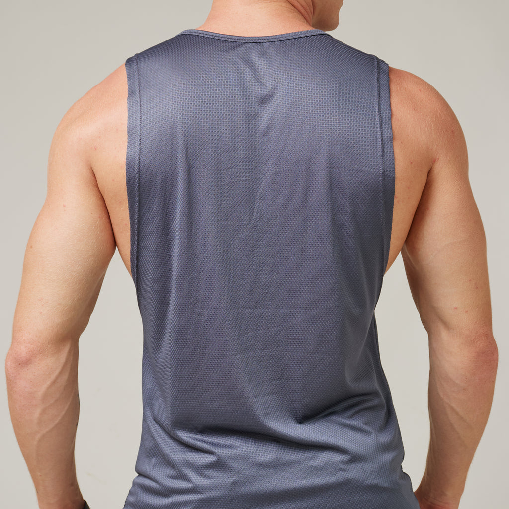 Regata Machão Dry Fit Horizon Cinza Sombra
