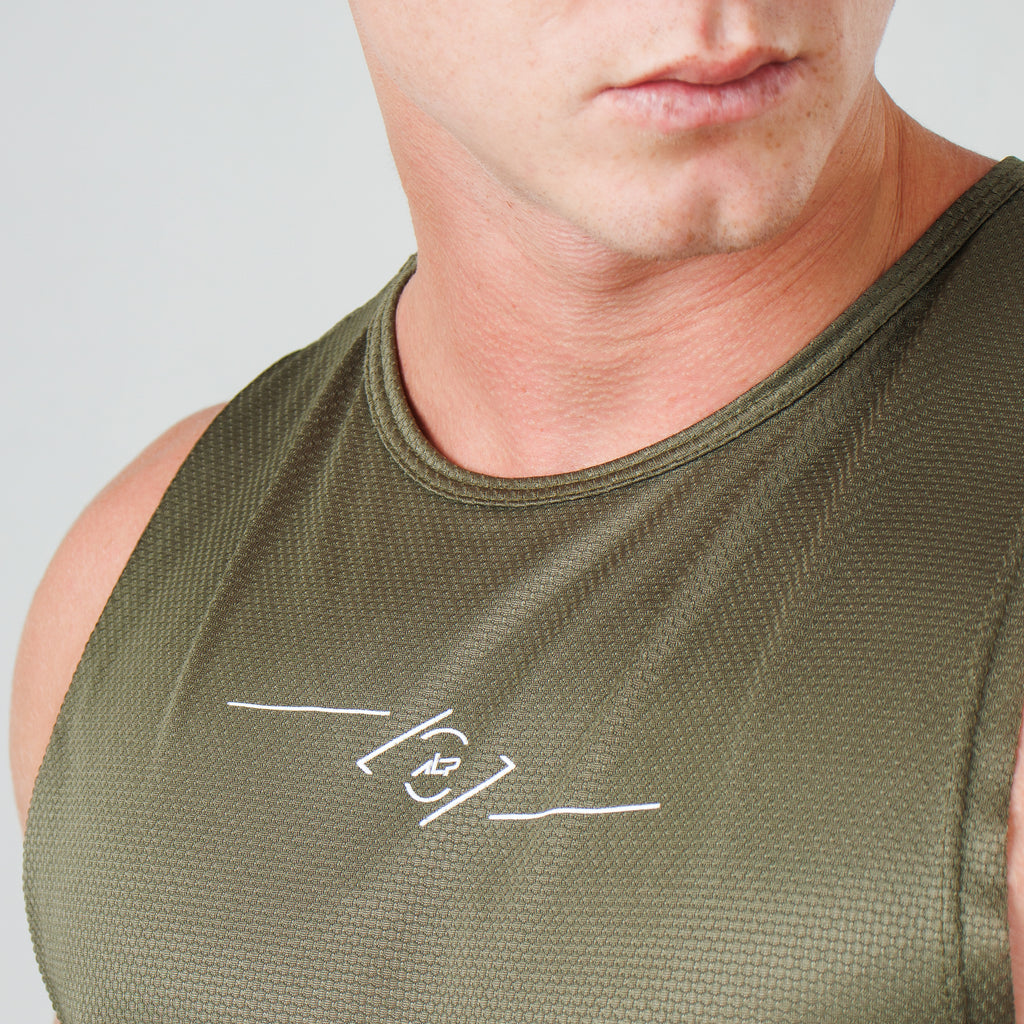 Regata Machão Dry Fit Progresso Verde Uva